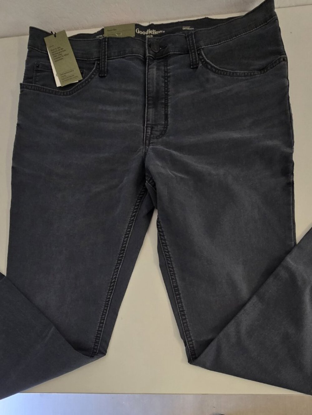 Goodfellow & Co Men's Gray Charcoal 5-Pocket Pants NWT 40x34